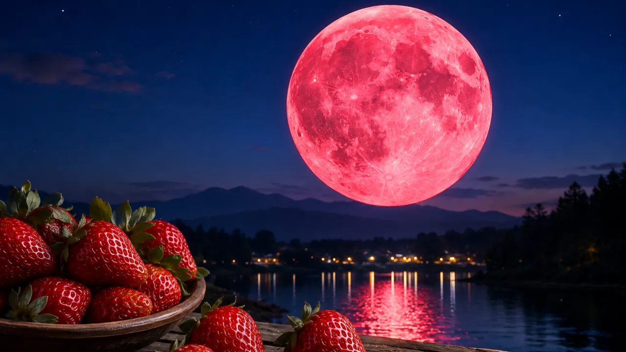 Full Moon Strawberry Moon June 2026 – Pakistan Time, Date